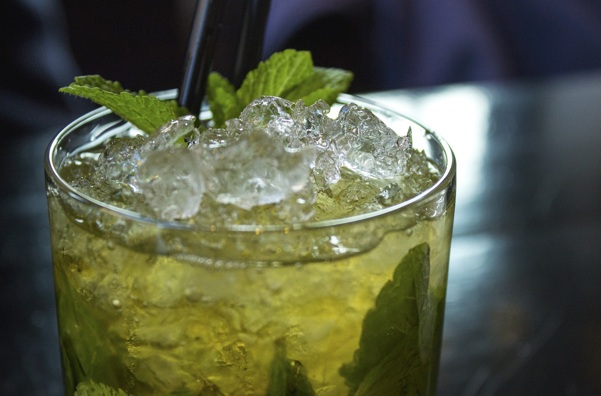 The mojito is one of the most popular rum mixed drinks.